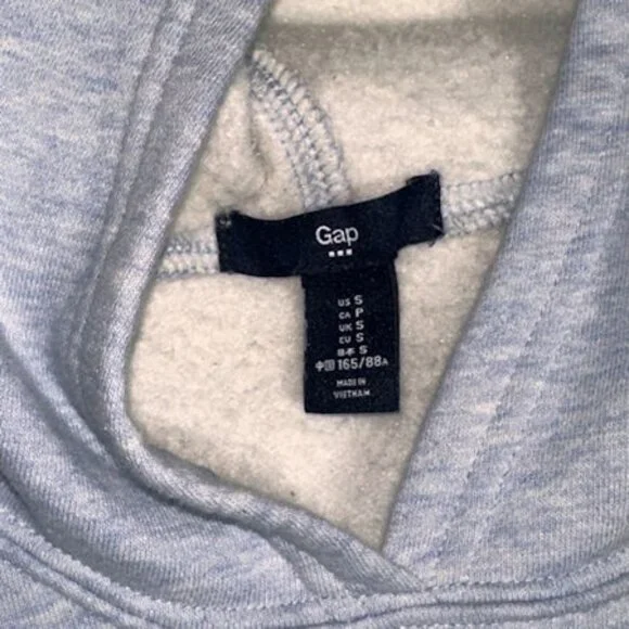 Light Blue GAP Hoodie, Small - Picture 4 of 5